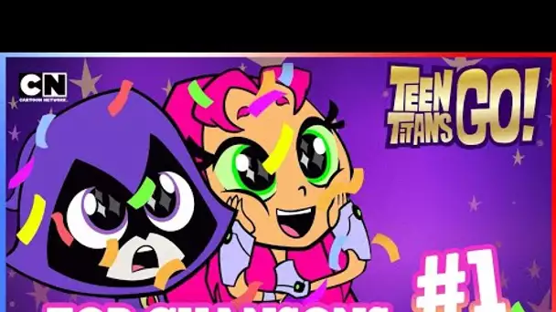 Teen Titans Go ! en français  | 🎤 Les chansons qui déchirent #1 😎