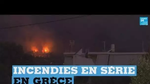 Grèce : incendies en série