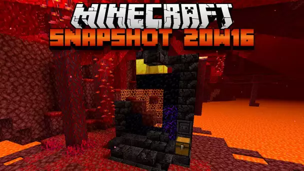 Minecraft Snapshot 20w16a - Forteresse de Piglins, portails abandonnés et chaines de torture