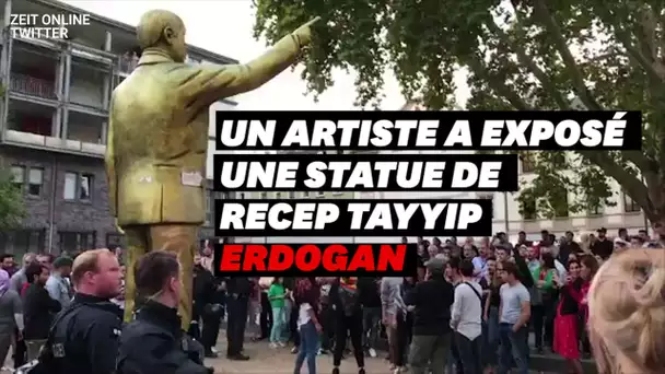 Une statue d'Erdogan érigée en Allemagne ne survit pas deux jours