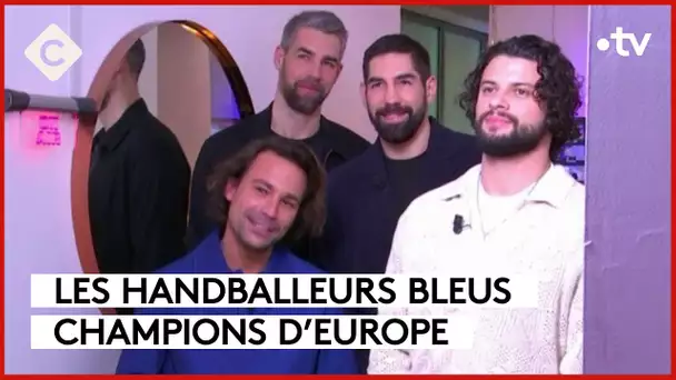Les handballeurs bleus champions d’Europe - C à vous - 31/01/2024