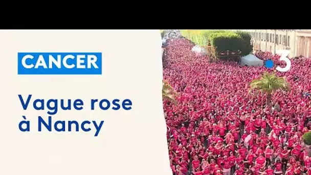 Octobre rose : une véritable marée rose sur la place de la carrière à Nancy