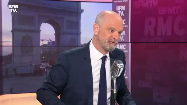 Jean-Michel Blanquer face à Jean-Jacques Bourdin en direct