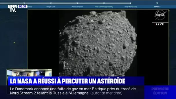 Mission Dart: la Nasa réussit à percuter une astéroïde, une première pour l'humanité