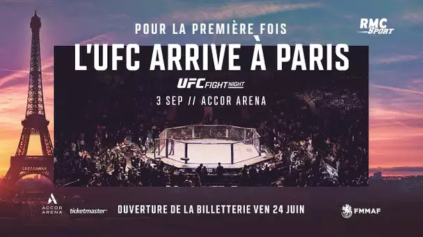 MMA : c'est officiel, l'UFC débarque à Paris le 3 septembre (et sur RMC Sport)