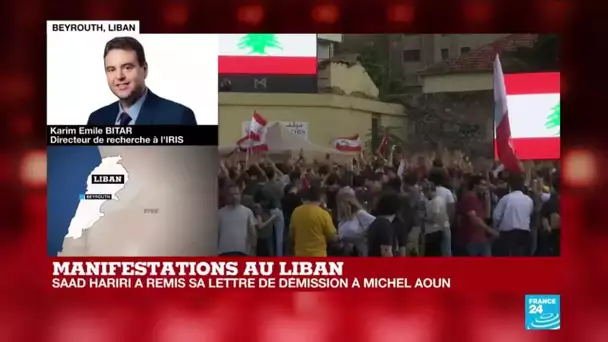 Manifestations au Liban : "Cette démission ne vient pas calmer les craintes"