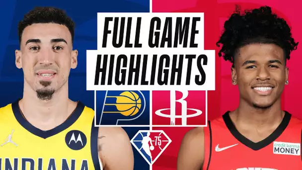 PACERS at ROCKETS | FULL GAME HIGHLIGHTS | March 18, 2022