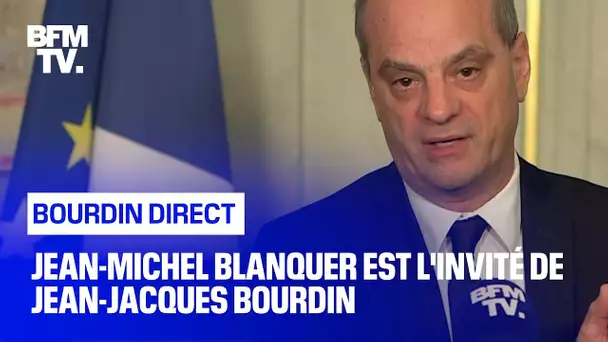 Jean-Michel Blanquer face à Jean-Jacques Bourdin en direct