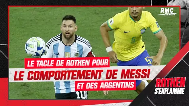 Le tacle de Rothen pour le comportement de Messi et des Argentins