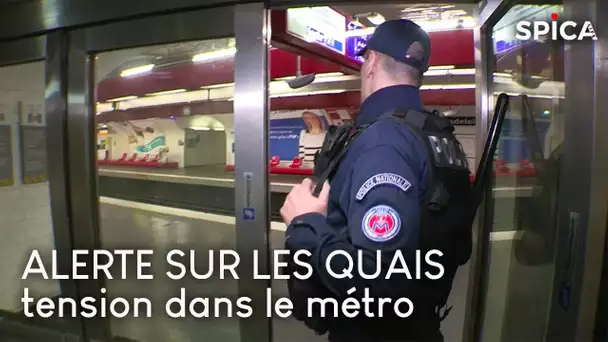 Alerte sur les quais : tension dans le métro parisien