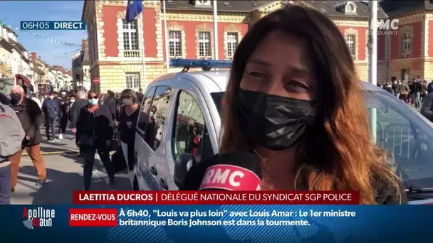 Attentat de Rambouillet: un millier de personnes se sont réunies pour l’hommage à la victime