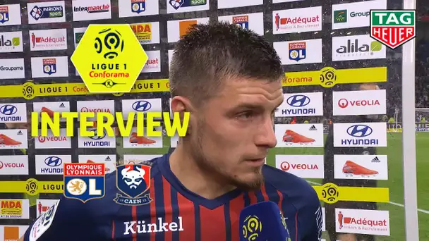 Interview de fin de match :Olympique Lyonnais - SM Caen ( 4-0 )  / 2018-19