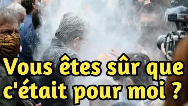 Jean-Luc Mélenchon enfariné à la manifestation «contre les idées d'extrême droite»