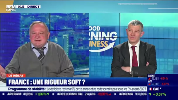 Le débat  : Une rigueur soft pour la France ? par Jean-Marc Daniel et Nicolas Doze