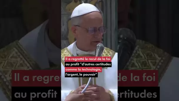 Le nouveau pape Léon XIV a célébré sa première messe en tant que nouveau pape