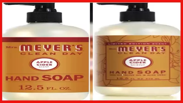 Mrs Meyer's, Apple Cider Hand Soap, 12.5 Fl Oz Bottle