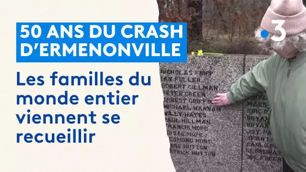 50 ans du crash d'Ermenonville : les familles du monde entier viennent se recueillir sur le site