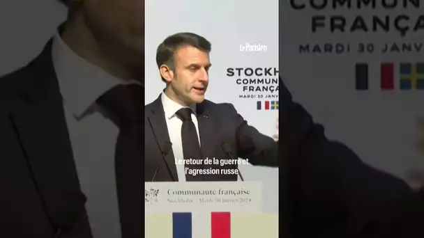 En Suède, Macron promeut l'Europe de la défense