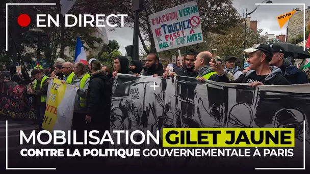 🔴 Des Gilets jaunes se rassemblent pour une nouvelle mobilisation anti-gouvernementale à Paris