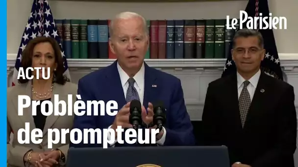 «Répète la phrase» : quand Joe Biden colle un peu trop au texte de son prompteur
