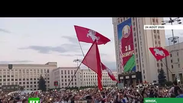Nouvelle manifestation de l'opposition à Minsk, en Biélorussie