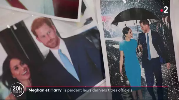 Harry et Meghan perdent leurs derniers titres officiels