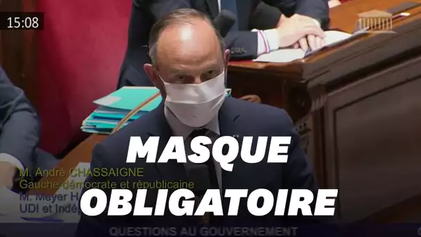 Le masque était obligatoire pour le grand retour des députés l'Assemblée