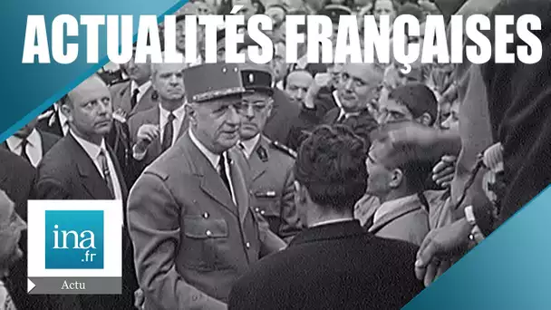 Les Actualités Françaises du 21 juin 1961 : Le 18 juin au Mont Valérien | Archive INA