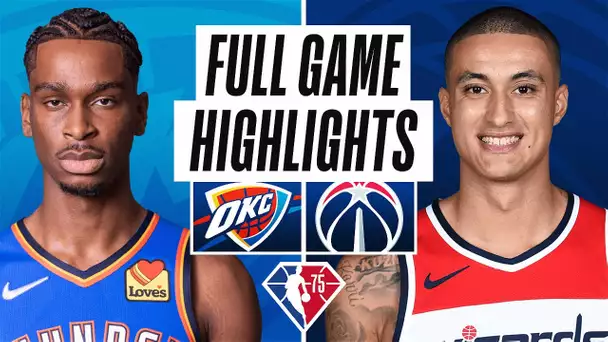 THUNDER at WIZARDS | FULL GAME HIGHLIGHTS | January 11, 2022