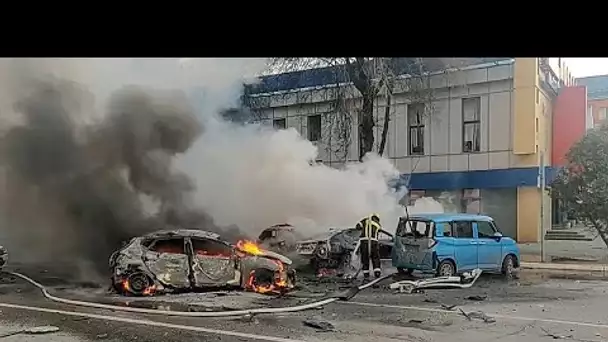 Moscou accuse Kyiv d'avoir frappé la ville frontalière de Belgorod, au moins 14 morts