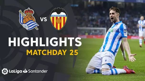 Highlights Real Sociedad vs Valencia CF (3-0)