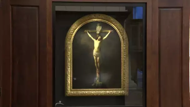 Le Christ sur la Croix, tableau de Rembrandt, de retour dans le village du Mas d'Agenais