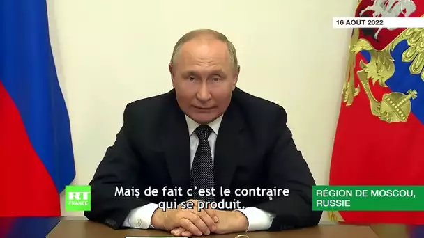 Poutine : «L’Occident collectif détruit délibérément le système de sécurité européen»