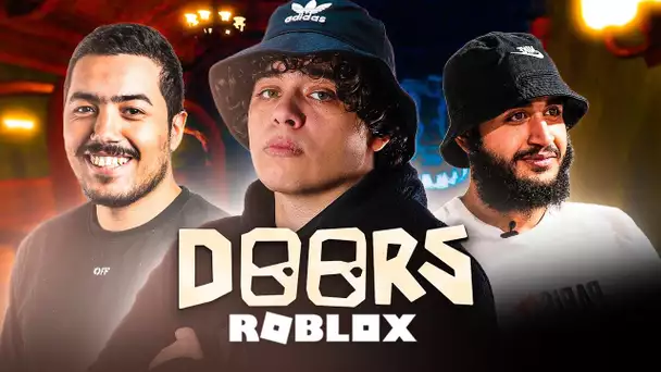 ON SE CHIE DESSUS AVEC BIBI, KOTEI & GHALI SUR UN JEU D'HORREUR (The Doors - Roblox)