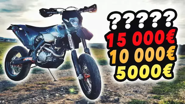 COMBIEN COÛTE UNE PRÉPA SUPERMOTARD ?!