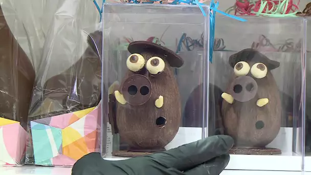 Chocolats de Pâques, Léa Vazquez à Salies de Béarn