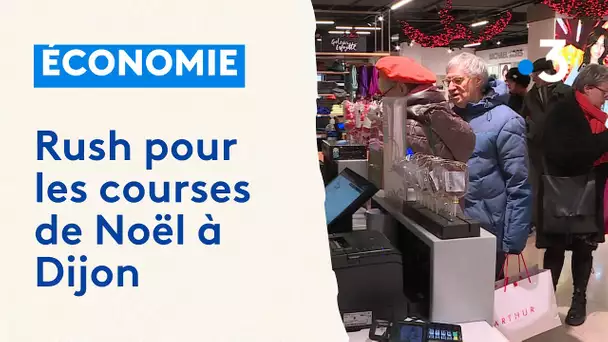 Rush dans les commerces dijonnais avant Noël