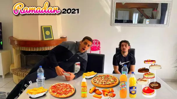 MON PREMIER FTOOR PENDANT LE RAMADAN ! 🍟🍕 ( j'ai mangé pizza)