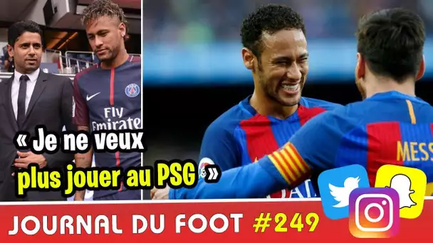 NEYMAR ne veut plus jouer au PSG, MESSI valide son retour au BARÇA !