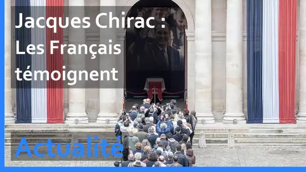 Hommage populaire à Jacques Chirac, les Français témoignent