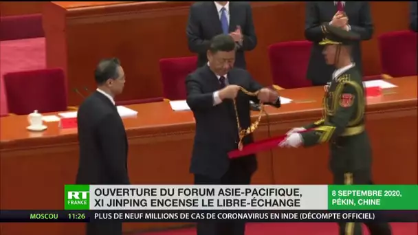 Ouverture du forum Asie-Pacifique, le président chinois Xi-Jinping encense le libre-échange