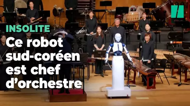 En Corée du Sud, l’Orchestre national dirigé par un robot le temps d’un concert