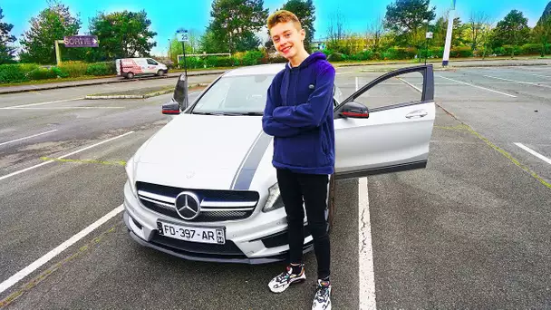 UN ABONNÉ DE 18 ANS CONDUIT MA A45 AMG ! (voiture)