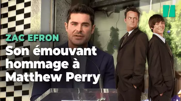 Zac Efron a remercié Matthew Perry en recevant son étoile à Hollywood