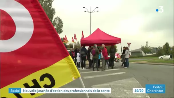 Poitiers: l'hôpital en grève à l'appel des syndicats non-signataires du Ségur de la Santé
