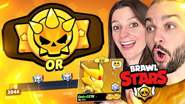 ON EST RANG OR SUR BRAWL STARS RANKED ! ( OBJECTIF DIAMANT )