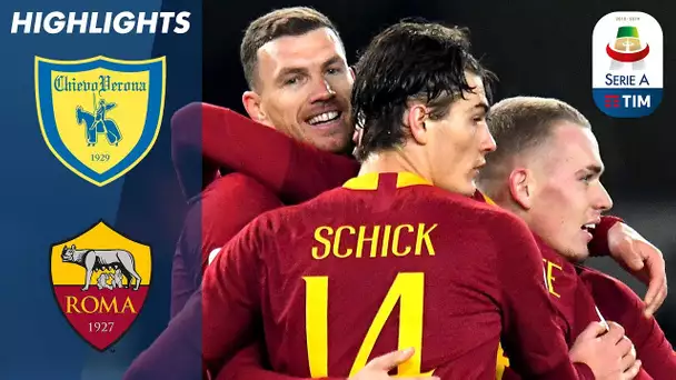 Chievo 0-3 Roma | Džeko, Kolarov & El Shaarawy Score to See Off Chievo! | Serie A