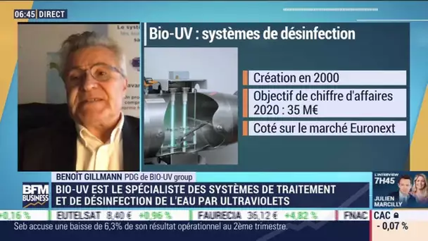 Benoît Gillmann (Bio-UV Group): Bio-UV, spécialiste des systèmes de désinfection de l'eau par UV