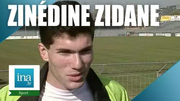 Zinédine Zidane à 19 ans "L'OM, le club dont on rêve" | Archive INA