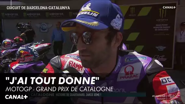 "J'ai tout donné" - Grand Prix de Catalogne - MotoGP